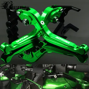

For TRIUMPH DAYTONA 600 650 2006-2017 675 Folding Extendable Adjustable CNC Brake Clutch Levers Motorcycle Folding Handle Grips