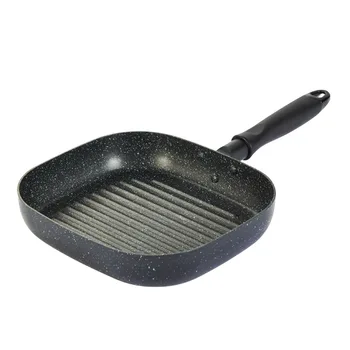 

Non-stick pan flat steak frying pan striped steak special pot square frying pan induction cooker universal WF626955