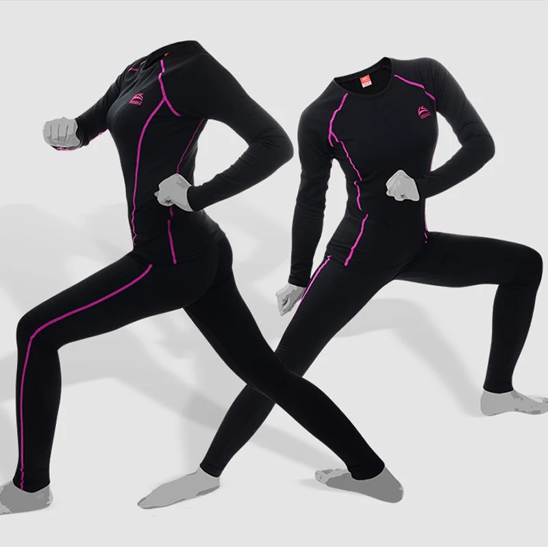 Online 2019 New Women Long Johns Winter Elastic Thermal Underwear Sets Sexy Slim Body Shaper Warm Functional Tights Roupa Termica