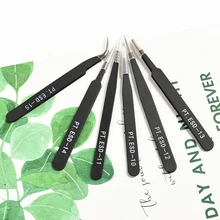 6 шт. антистатические пинцеты электронный набор инструментов для переделки антимагнитные пинцеты DIY Инструменты для выпечки инструменты для украшения тортов инструмент