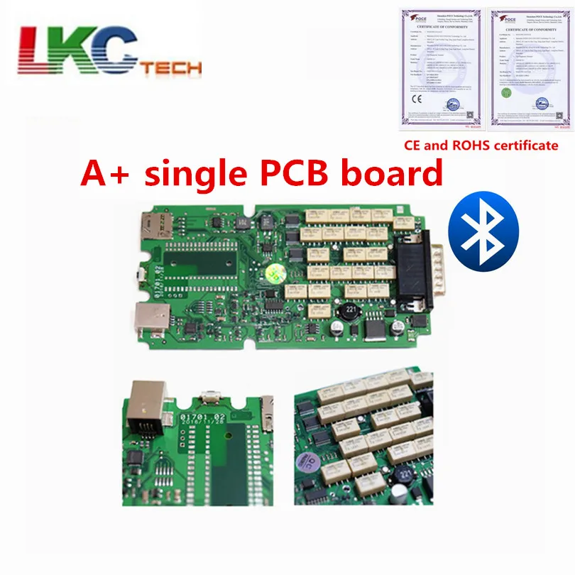 + Качество зеленый один печатной платы новейшая версия 2016,00 TCS CDP Pro с Bluetooth автомобили и грузовики диагностический сканер