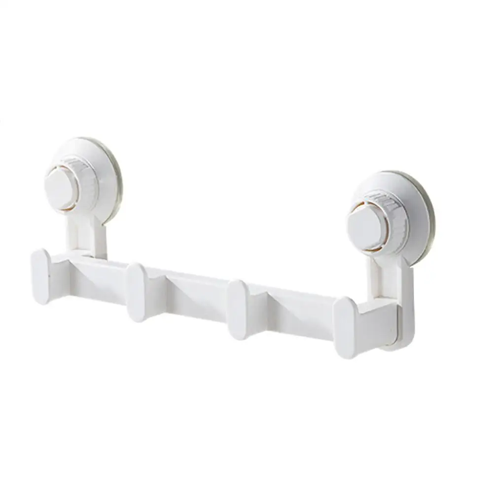 Robe Hooks Ванная комната Полотенца настенные крючки на присоске вешалка для шляп и сумок держатель одежда четыре ряда крючков Ванная комната порте Ман-порте#10 - Цвет: Robe Hooks