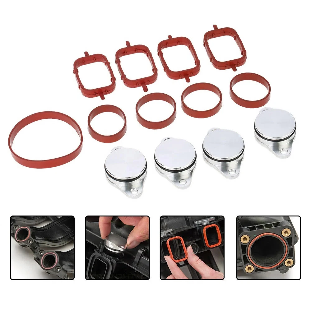 6PCS 22mm Diesel Swirl Flap Blanks Replacement for BMW 320d 330d 520d