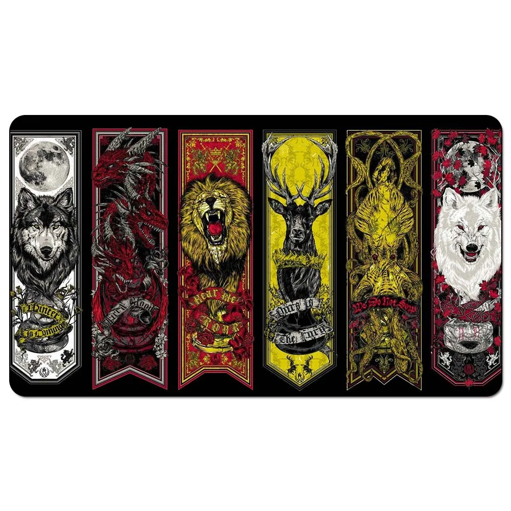 Игровой коврик для игры престолов: игровой коврик для животных 60 см x 35 см(2" x 14") Размер