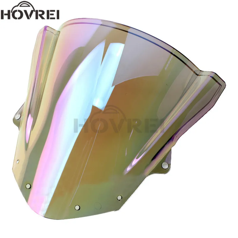 Ветровой экран на лобовое стекло с двойными пузырьками для Kawasaki ZX6R 2009 2010 2012 ZX10R 2008