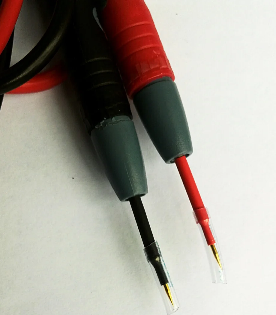 Изящный зонд 1 комплект тестовый мультиметр SMT IC SMD тестеры ручки кабель 4 мм