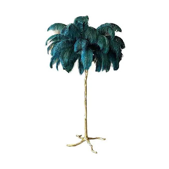 teal floor lamp