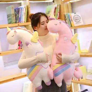 

Super Soft Giant Rainbow Unicorn Stuffed Animal Pillow Gift for girlfriend gift School Office Nap Time Throw Pillow Cushion