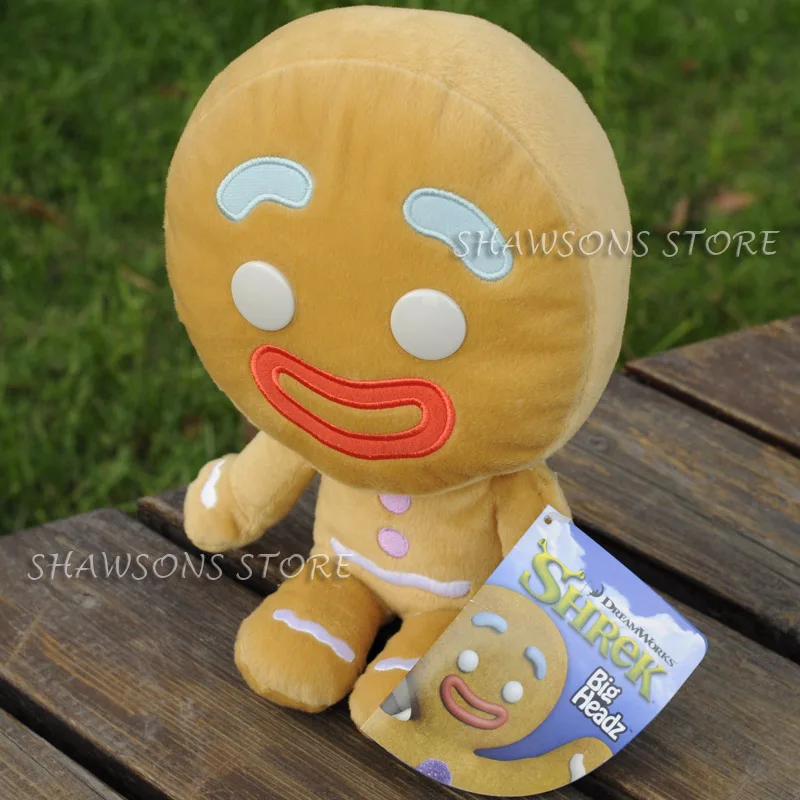 Мягкая плюшевая игрушка в виде персонажей из фильма Шрек 9 дюймов GINGY Пряничный