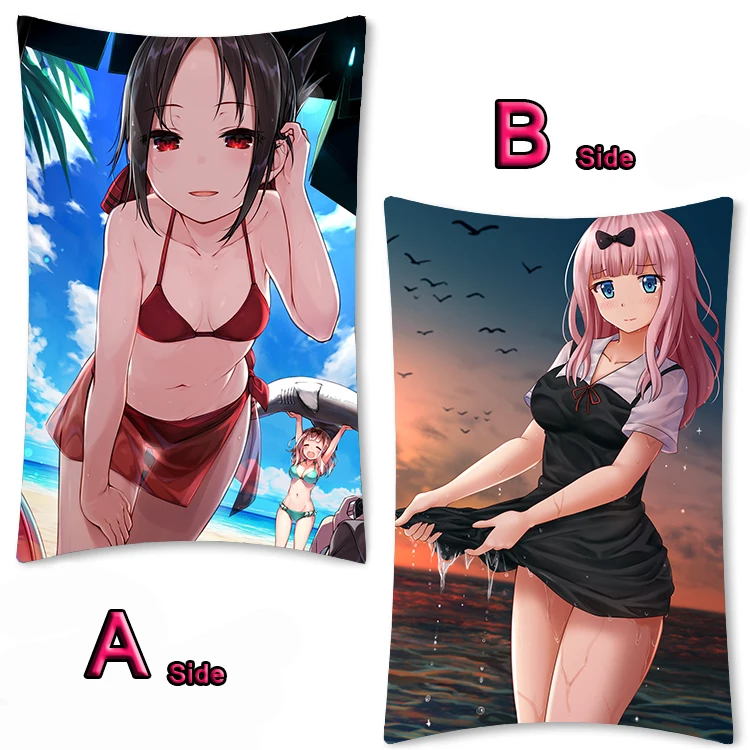 Аниме Kaguya-sama: Love Is War Shinomiya Kaguya Fujiwara Chika Dakimakura длинная подушка для объятий Чехол Наволочка 2WAY 35x55 см