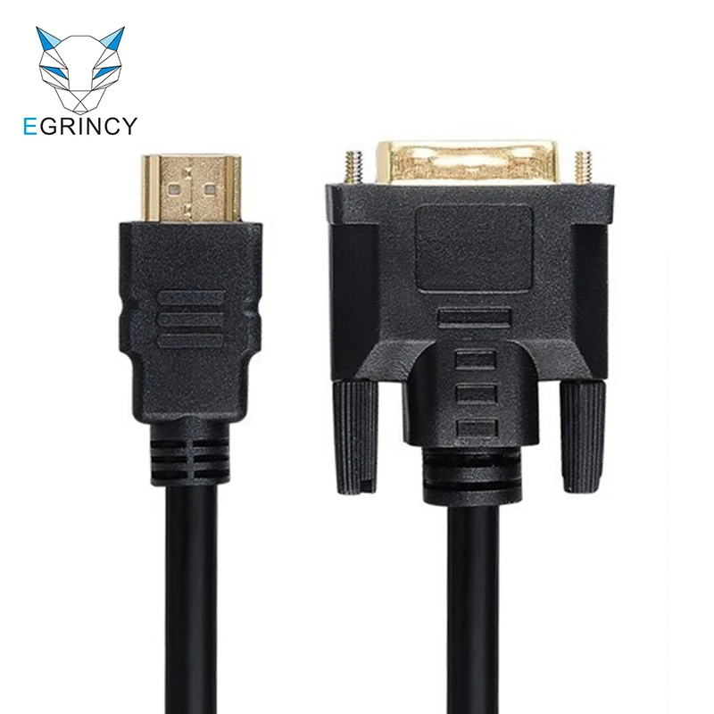 HDMI To DVI 24+1 pin Adapter Male To Male DVI-D To HDMI Cables 3D 1080P For LCD DVD HDTV XBOX PC High Speed HDMI Cable 7.5m 10m