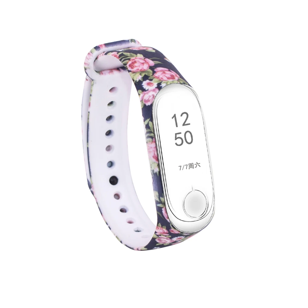 Mi band 3 4 Pulsera Correa наручные часы для mi Band 3 4 ремешок силиконовый ремешок для Xiao mi Band умный Браслет спортивные часы - Цвет: M