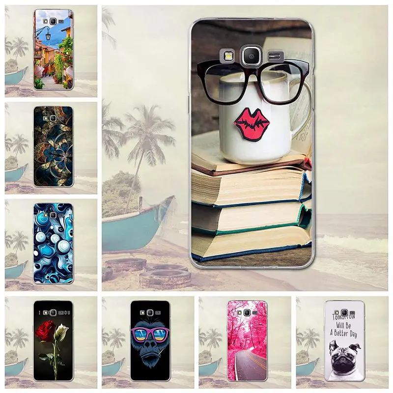 

Luxury 3D Printing Cover Case for Samsung Galaxy Grand Prime Case G530 G531 G531H Soft Silicone Phone Cases Skin TPU Cover Bag