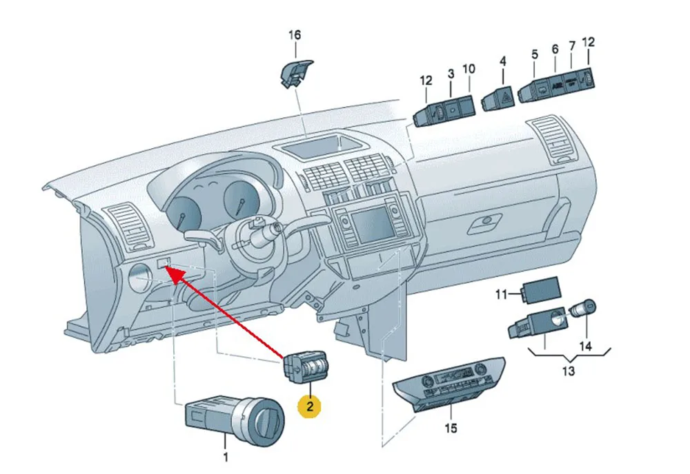 6Q0941333C регулировка фар приборной панели переключатель яркости кнопка для VW Polo хэтчбек седан 1,2-1.9L 2001-2010