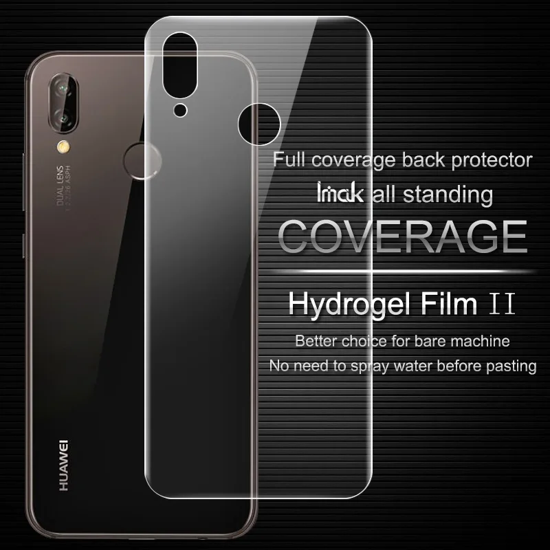 

Imak for Huaway P20 Lite 3D Full Cover Film Anti Glare Hydrogel 2th Gener Film for HUAWEI P20 Lite Nova 3e Back Cover Protector