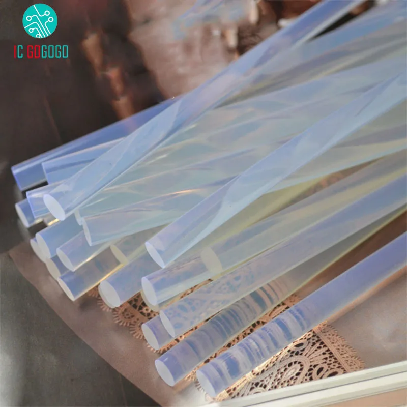 3pcs 7*250mm 7x250mm Transparent Hot Melt Glue Sticks Strips Adhesive Rods For Glue Gun DIY