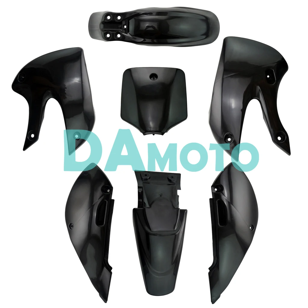 Новый черный и белый для KLX110 KLX 110 DRZ110 DRZ DIRT PIT BIKE PLASTICS KIT ATOMIK DHZ ORION|klx 110|klx dirt bikeklx pit bikes