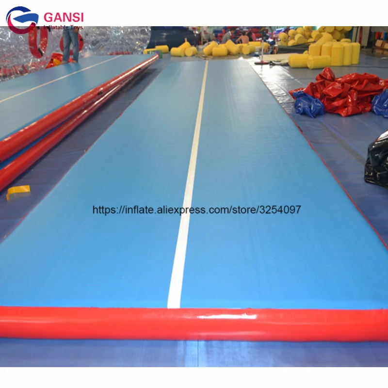 Adult sport equipment 8m inflatable gym mat air floor tumbling track pad inflatable air mattress for gym Adult sport equipment 8m inflatable gym mat air floor tumbling track pad inflatable air mattress for gym
