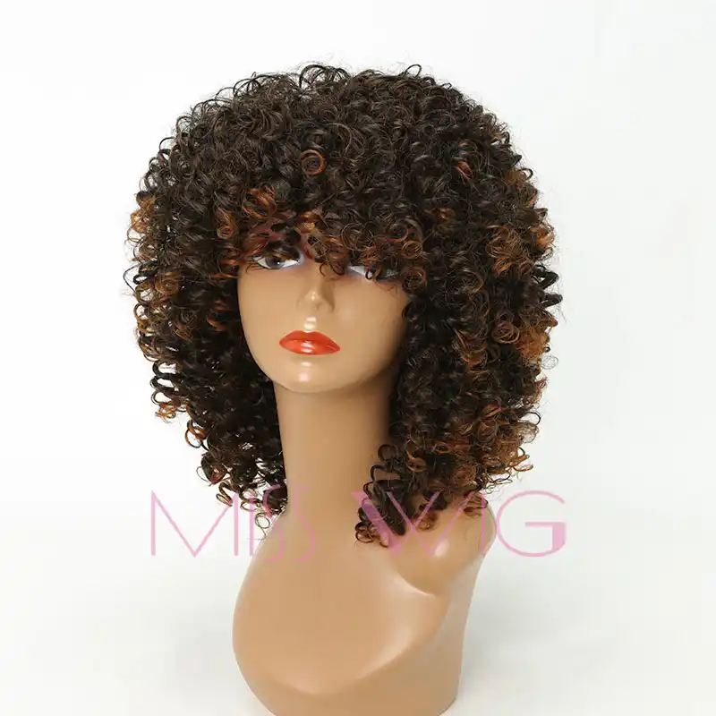 Pariki Miss Wig Dlinnye Afro Kurchavye Chernye Zhenskie Blond Smeshannyj Korichnevyj 16 Dyujmov 250 G Sinteticheskie Volosy Afrikanskaya Pricheska Aliekspress