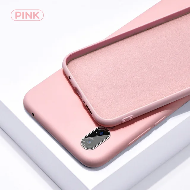 Чехол mi A3 ударопрочный Жидкая силиконовая Резина мягкий чехол для xiomi xaomi Xiaomi mi A3 mi A 3 mi A3 телефонные чехлы Fundas Coque - Цвет: Light Pink
