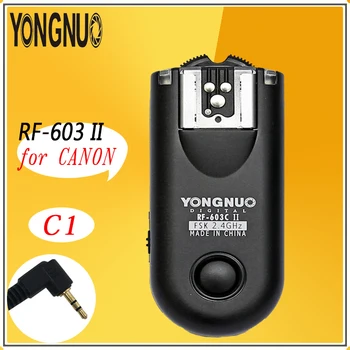 

YONGNUO RF-603 II C1 RF603 Wireless Higher speed Flash Transceivers Trigger For Canon 60D/700D/1100D/450D/550D/400D/350D/1200D