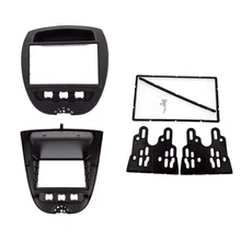 2 Din car stereo fascia fit per Toyota Aygo/Per Peugeot 107/Citreon C1 Fascia Dash Kit Radio stereo pannello Piastra di Copertura Trim