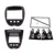 2 Din car stereo fascia fit per Toyota Aygo/Per Peugeot 107/Citreon C1 Fascia Dash Kit Radio stereo pannello Piastra di Copertura Trim