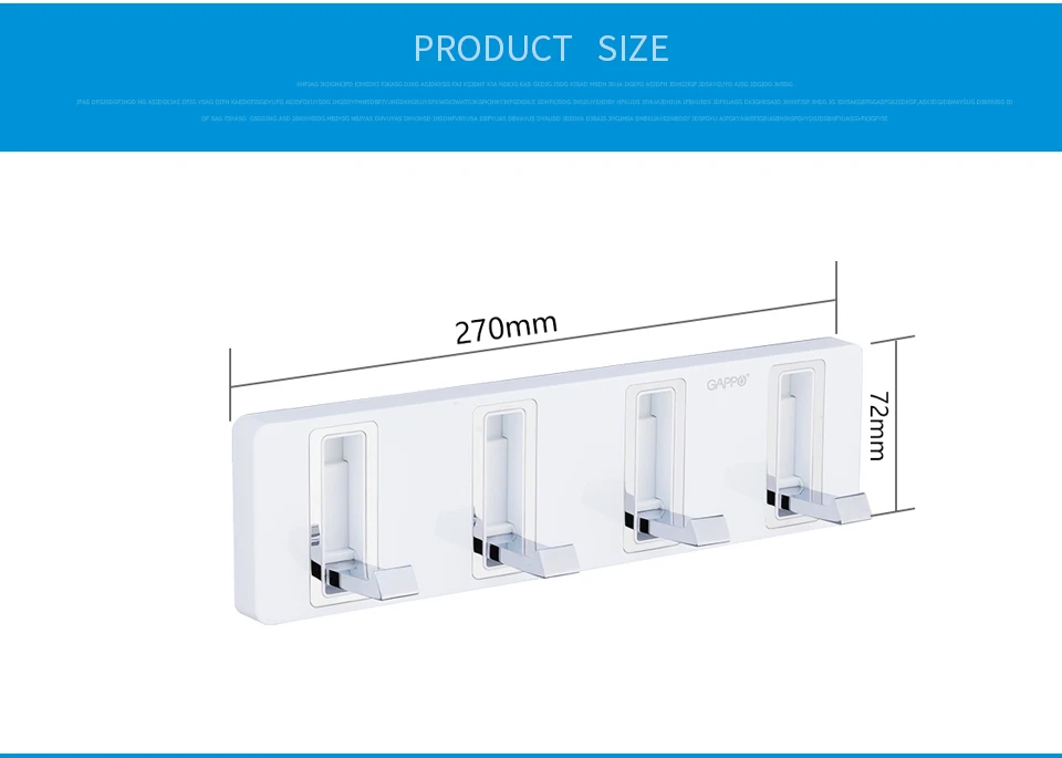 GAPPO крючки для халатов латунные и ABS крючки для ванной комнаты Аксессуары для ванной комнаты Настенные Аксессуары держатель вешалки