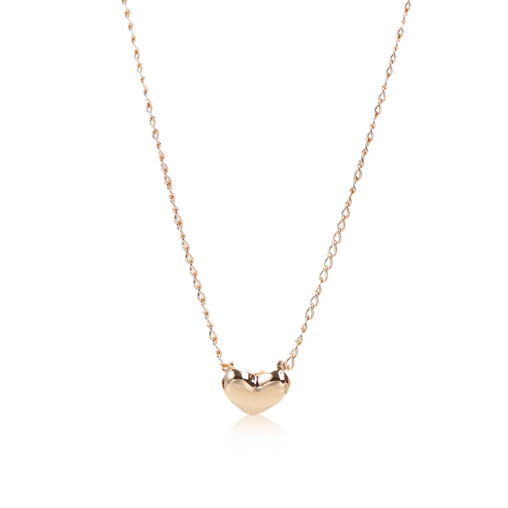 

8SEASONS Necklace Women gold-color dull silver-color Heart Pattern Bib Statement Chain Pendant Necklace Jewelry Colar Feminino