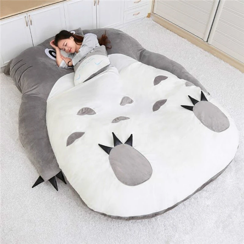 sofa cama tipo gato para perezosos colchon de gato de caricatura para nina bonito y creativo para dormitorio pequeno sofa cama