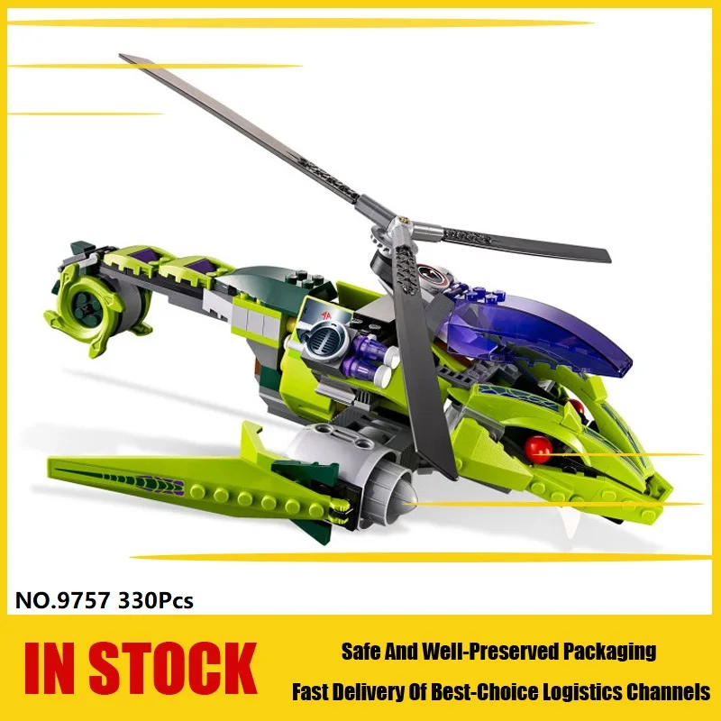 Bela 9757 330Pcs Toys for children self-locking bricks Compatible Toysing Ninja Rattlecopter education model Building Blocks | Игрушки и