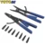 16 “Heavy Duty Anello di Sicurezza 2 Pinze 12 Punte Set di Anello anello di Fissaggio Cricchetto