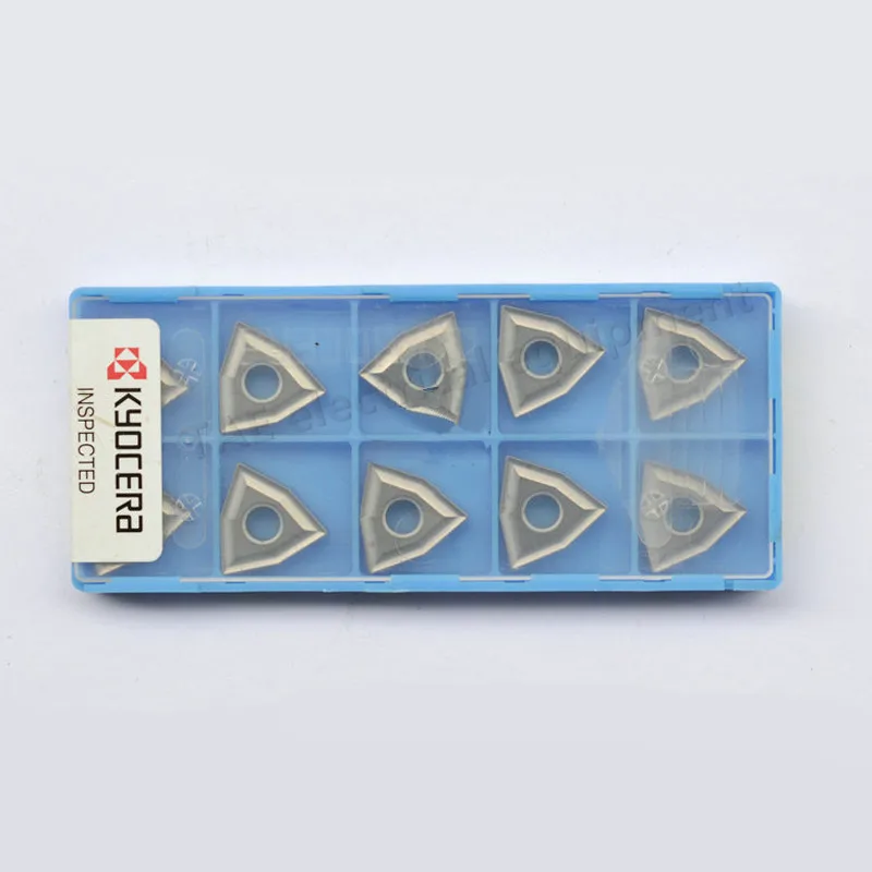 10 x inserto indicizzabile in metallo duro TCMT06T104L, lucidato