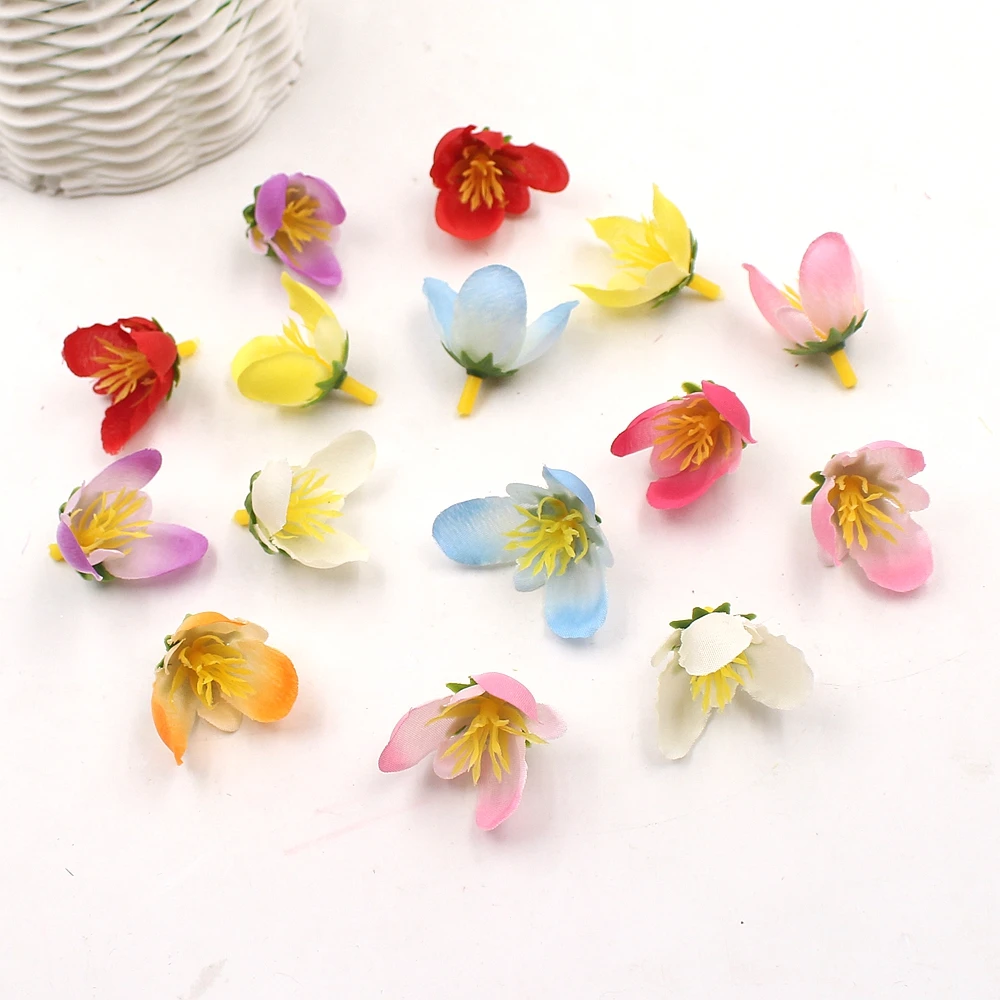 10pcs/lot Hybrid Stamen 9 Color Artificial Flower For Wedding Home