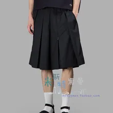 27-44 Мужская одежда GD стилист волос Мода dj плиссированная юбка брюки молния украшение брюки плюс размер певица костюмы