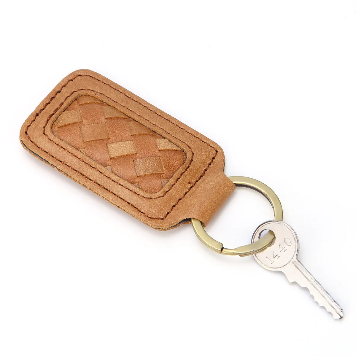 Natural Skin Accessories Key Holder Keychain Housekeeper Weave Key Keyring High Quality Men
