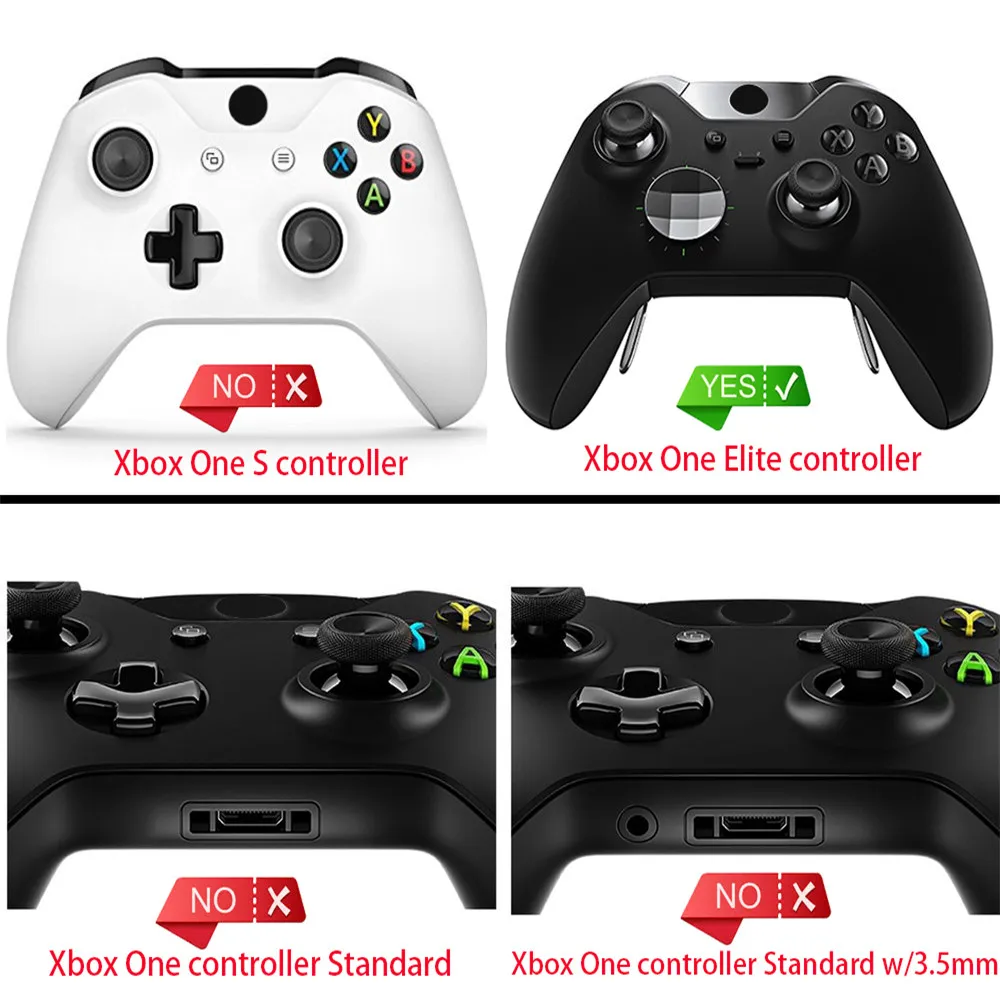 Soft Touch сцепление узор спереди корпус в виде ракушки Лицевая панель для геймпада на Xbox One Elite с акцентом кольца # XOET