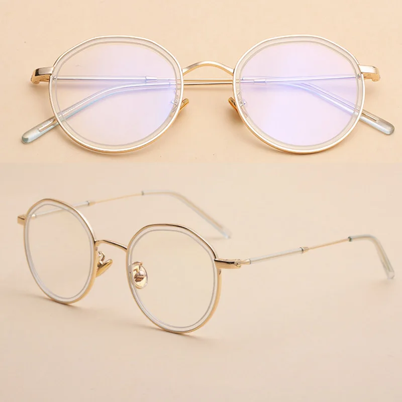 High Quality Spectacles Superlight Metal Myopia Eyeglasses Frame Men