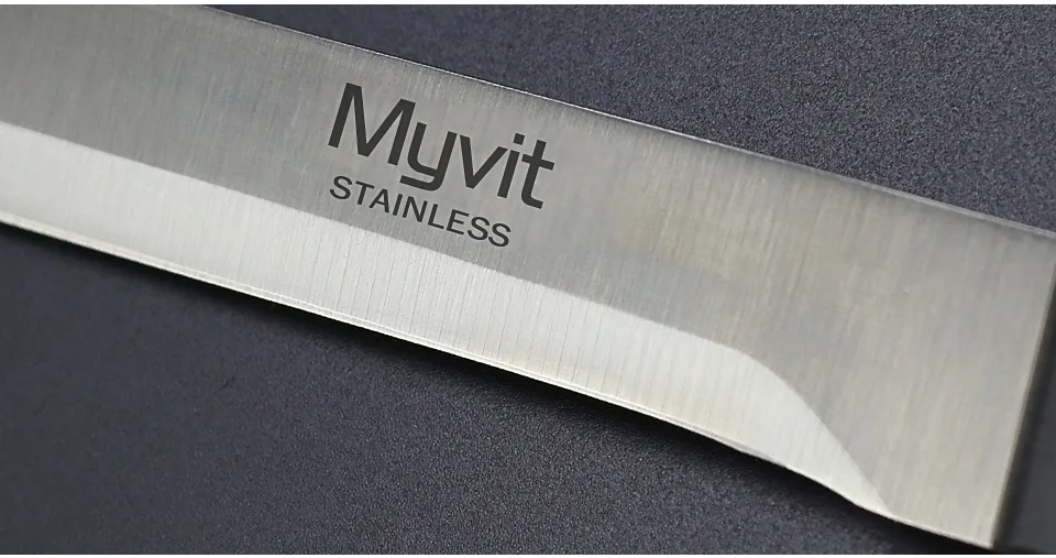 Кухонные ножи из высокоуглеродистой нержавеющей стали 3,5, 5, 8 дюймов, набор из 3 предметов, 3CR13, 420C, японский нож шеф-повара, нож для фруктов, овощей, мяса