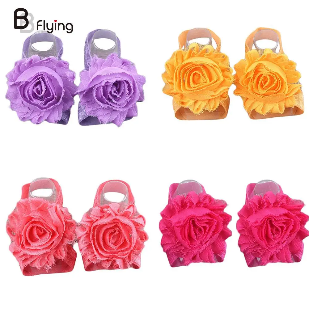 

Baby Foot Flower Band Anklets Chiffon Infants Toddler Kids Decor Fashion