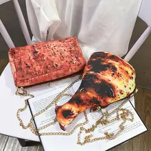 Новые женские мужские креативные кирпичная куриная нога сумка сумки цепь сумка на плечо модные унисекс крошечные сумочки через плечо сумки-мессенджеры