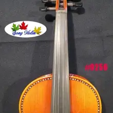 Strad стиль песня бренд Maestro инкрустированных резные прокрутки Скрипки 4/4#9256