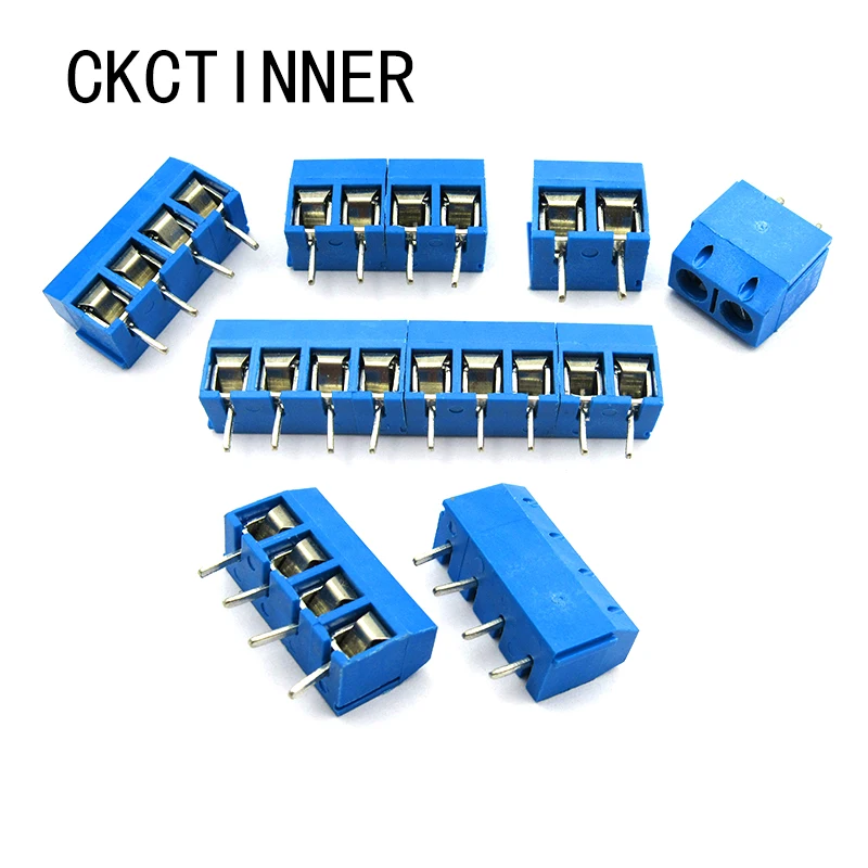 

20pcs KF301-2P/KF301-3P KF301-5.0-2P KF301-5.0-3P KF301 5.08mm Plug-in Screw Connector