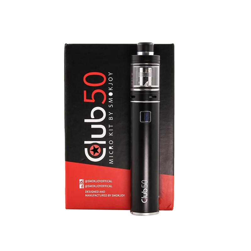 Оригинальный набор SMOKJOY Club 50 Micro 1600 мАч клубный аккумулятор 7 Вт с резервуаром для