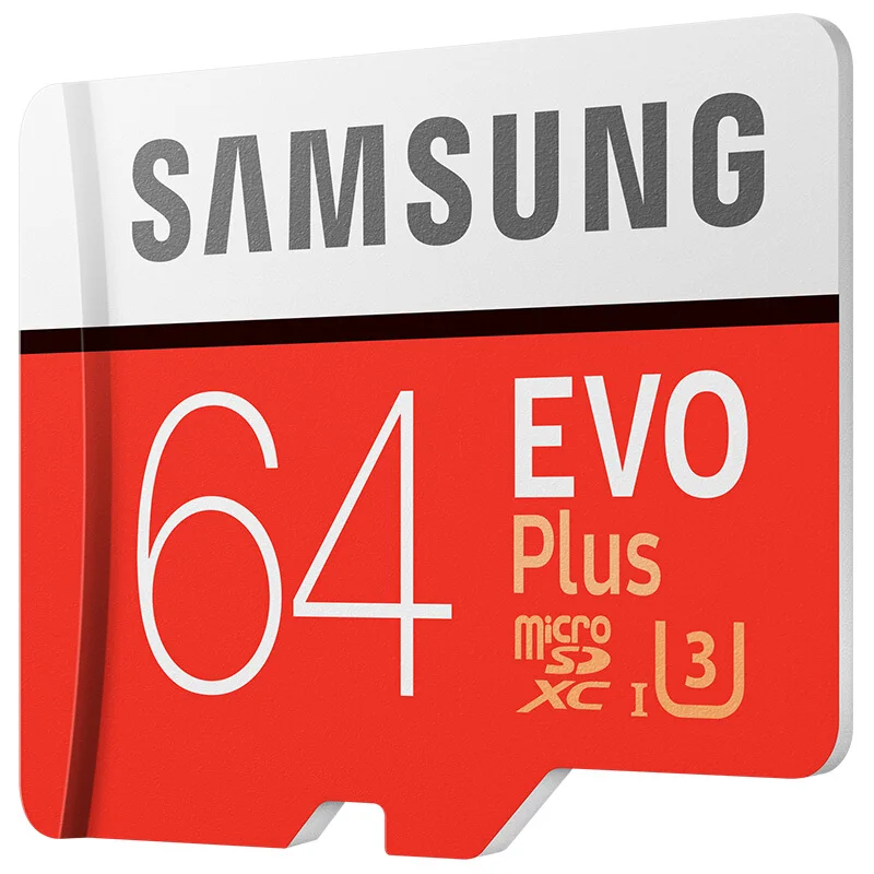 SAMSUNG 64 ГБ, Micro SD карта, Водонепроницаемый EVO Micro SDXC 64 ГБ флэш-карты высокой Скорость 100 МБ/с. SD to Cart Class10 SD слот для карт памяти