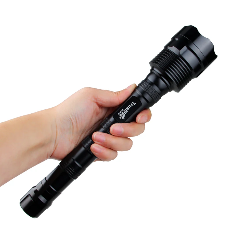 

3800 Lumen Flashlight XM-L 3x T6 LED Torch Light 5 Switch Modes Torch Only Lamp No Battery for Outdoor Fishing Camping Hunting