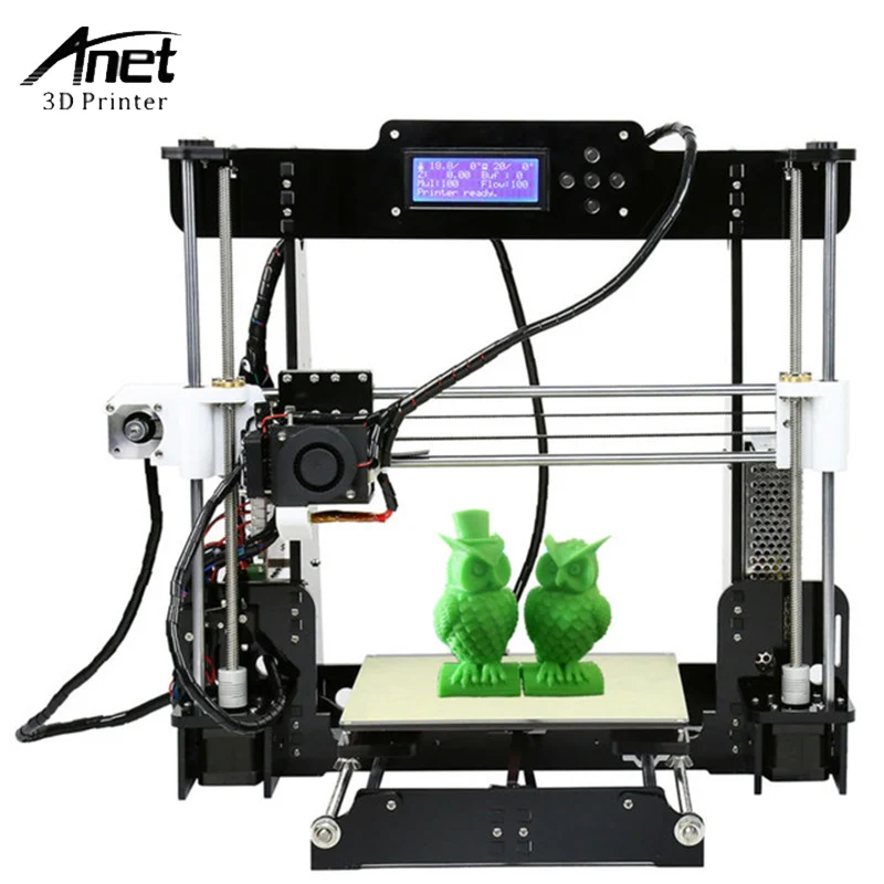

Anet A8 3D Printer High Quality Reprap DIY Assembly 3D Printer Kit With Free 8G SD Card LCD Video Gift Desktop 3d Printer Kit