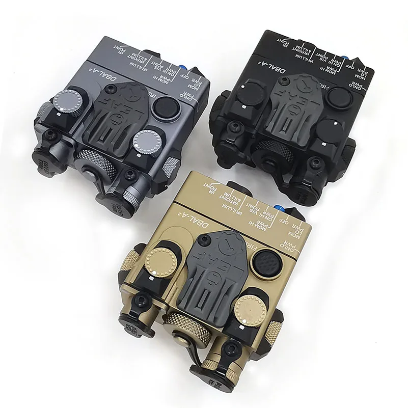 

AN/PEQ-15A Red Laser/LED Light With Remote Switch Tactical Hunting Rifle Airsoft Battery Box
