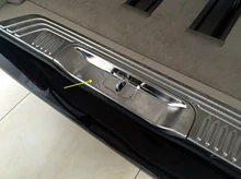 Interior Steel Rear Door Trunk Lock Cover Trim for Mercedesz V-Class V Class Metris Valente Viano W447 2014-2016