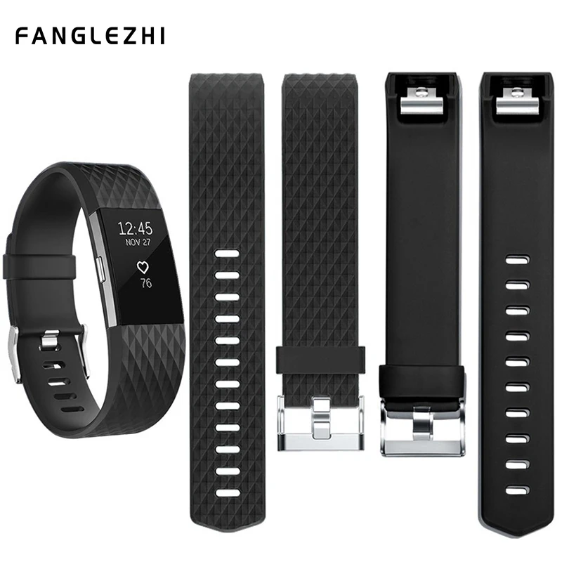 

Strap for Fitbit Charge2 Band Silicone Wrist Strap for fitbit charge 2 Strap Smart Watch Band Soft Watchband Replacement Bands